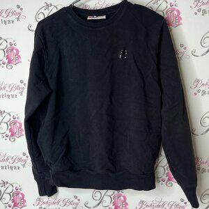 Fila sweater pull over warm cozy Black Crewneck Sweater